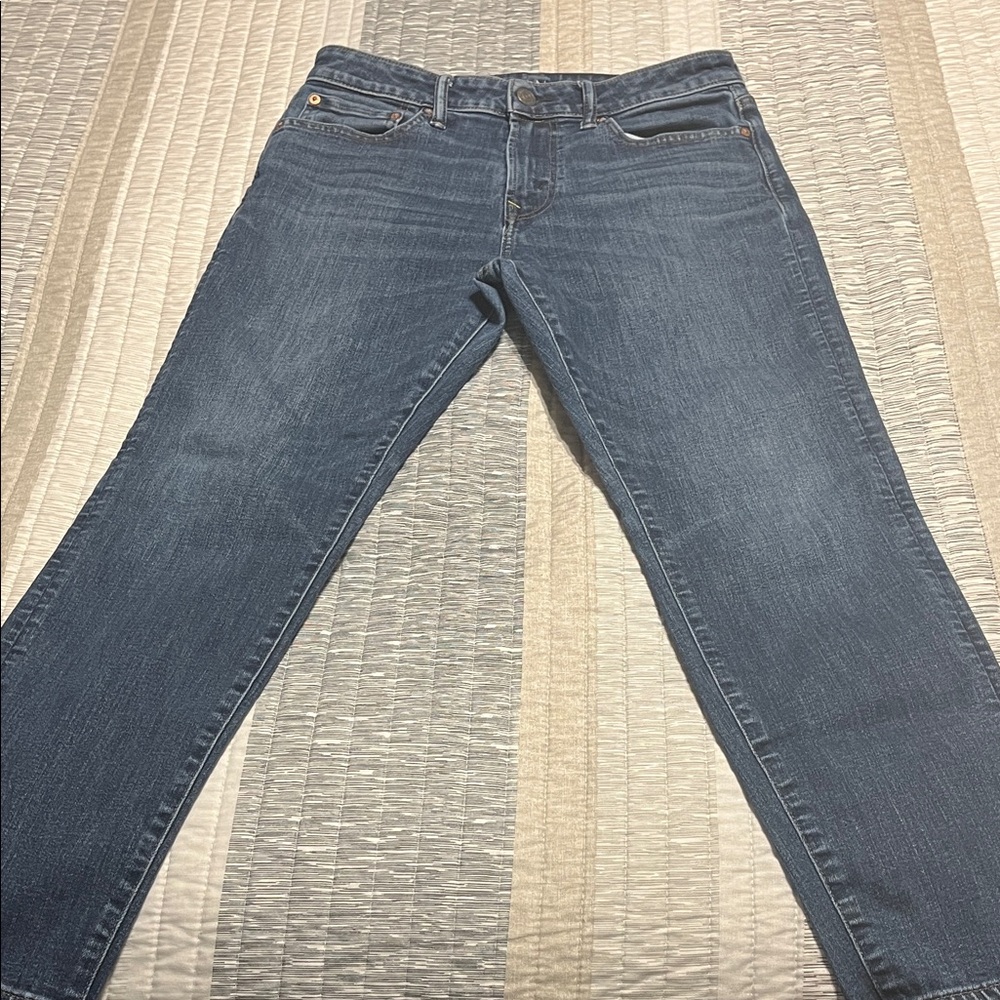 American Eagle Outfitters Men's Straight Blue Jeans